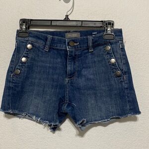 DL1961 Girl's Denim Raw Hem Lucy Shorts Size 12